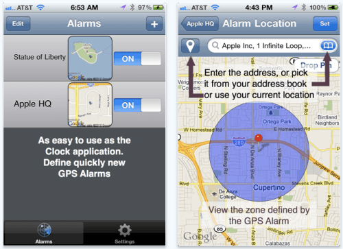 Receive Location-Based Alarms And Messages