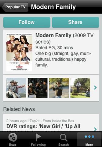 IMDb Buzz Brings Entertainment News to Your iPhone
