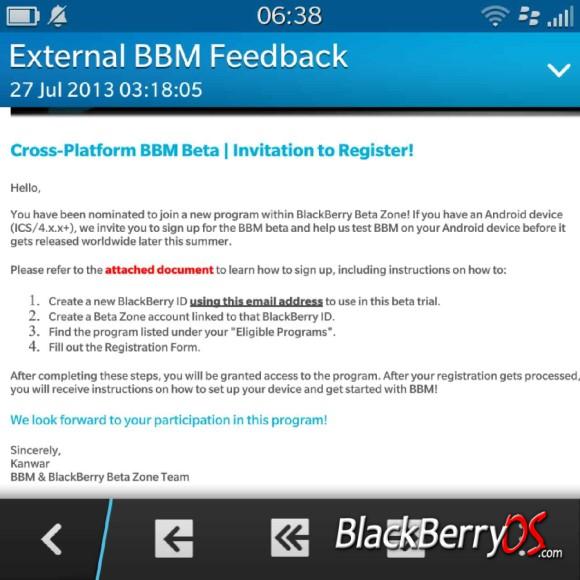 BlackBerry is Inviting Select Users to Test BBM Beta for iOS and Android