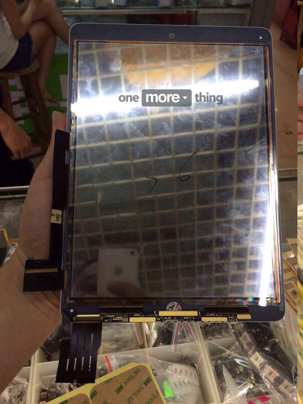 Leaked iPad Air Front Panel Features Integrated Display? [Photos]