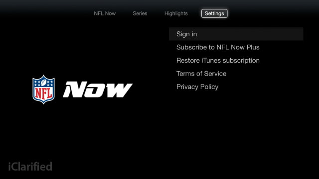 NFL Now Launches on Apple TV