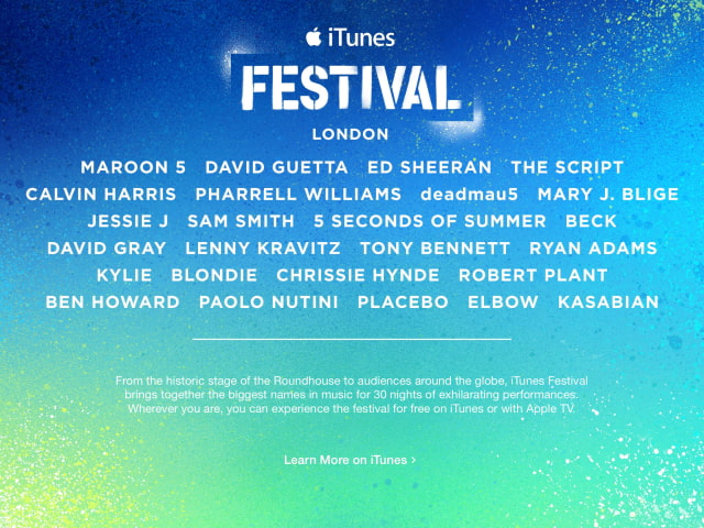 Apple Finalizes iTunes Festival Schedule, Placido Domingo to Close Show