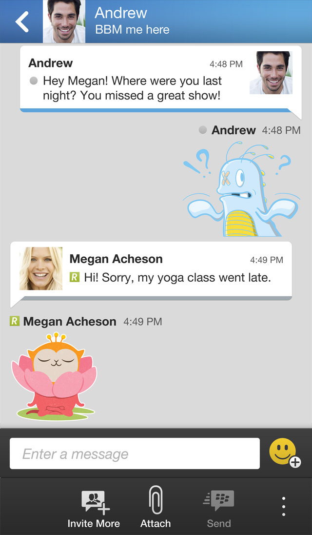 BBM App for iPhone Gets Timed Messages, HD Picture Transfer, Message Retraction, More