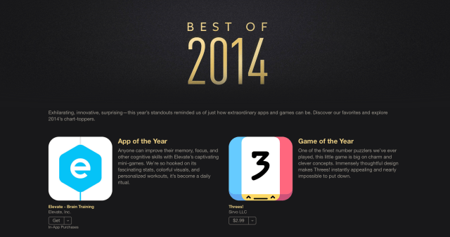 Apple Posts &#039;Best of 2014&#039; Lists Featuring Top Music, Movies, and Apps of the Year