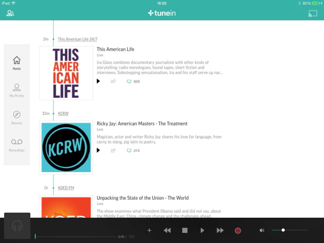 TuneIn Radio Pro Gets Design Enhancements for iPad, New Search Tab, More
