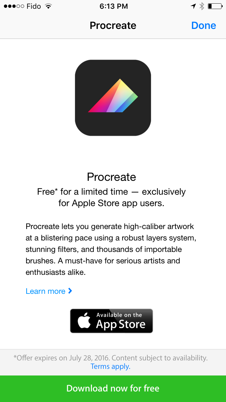 Apple Offers Procreate Pocket as a Free Download [Deal]