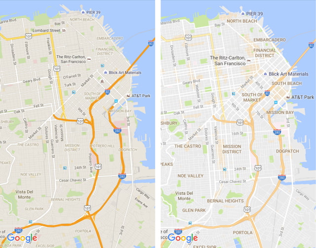 Google Maps Gets Cleaner Look, Areas of Interest, Subtle Color Scheme [Video]