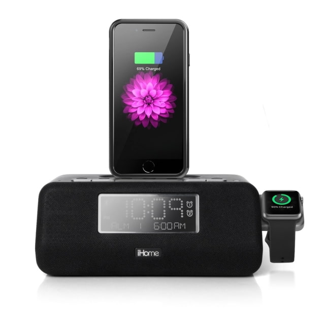 iHome Unveils Speakerphone Alarm Clock Radio With Charging Dock for iPhone and Apple Watch