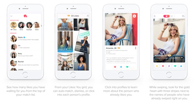Tinder Gold Lets You See Who&#039;s Already Swiped Right on You
