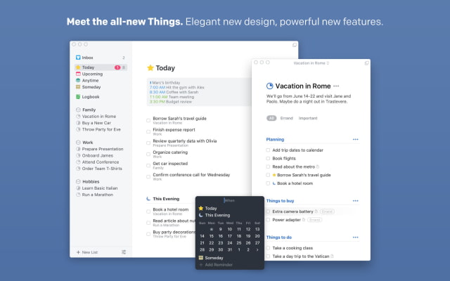 Things 3.5 Update Brings Collapsible Areas, Searchable Tags, Today Widget Improvements, More