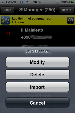 SIManager 1.4 Voegt optie toe om iPhone contacten naar SIM te kopiëren