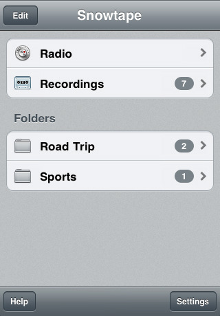 Snowtape Lets You Records Internet Radio With Your iPhone