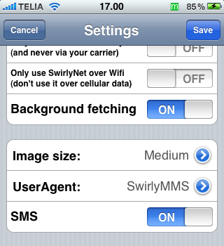 SwirlyMMS 2.3 Now Available in Cydia Store
