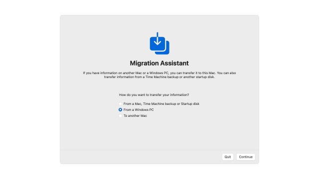 Apple Releases Windows Migration Assistant v3.0.0.0 for macOS Sonoma [Download]