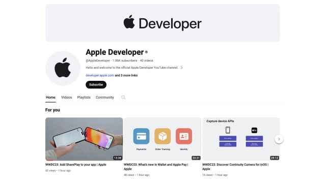 New &#039;Apple Developer&#039; YouTube Channel Launched With WWDC Session Videos