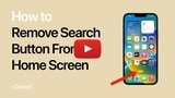 How to Remove Search Button From Home Screen on iPhone [Video]