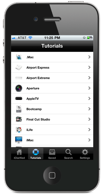 iClarified App for iPhone
