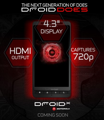 Verizon Says Droid X Has 720p Screen [Accidentally?]