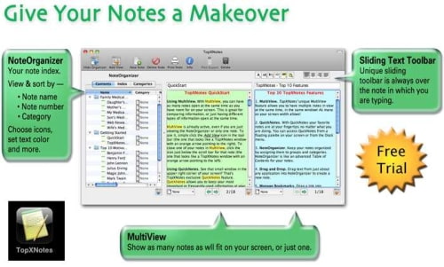 Tropical Software Releases TopXNotes 1.6