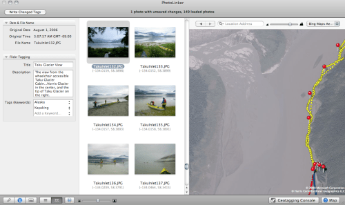 PhotoLinker 2.2 on Mac OS X