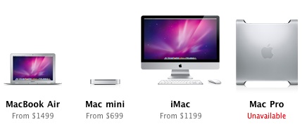 Mac Pro Unavailable for Reservation at Numerous Apple Stores