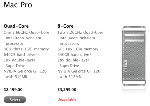 Mac Pro Unavailable for Reservation at Numerous Apple Stores