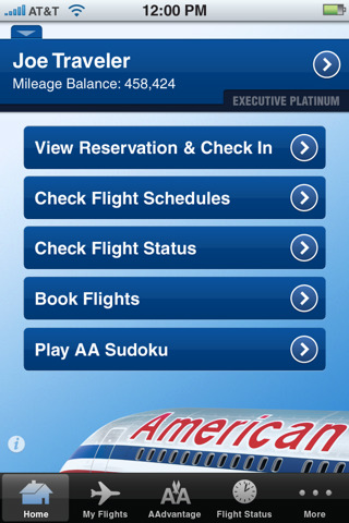 American Airlines Launches Official iPhone App