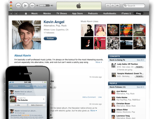 Apple Introduces iTunes 10 With Ping Social Music Network