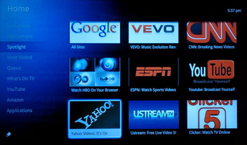 Early Impressions of Google TV on the Logitech Revue [Video]