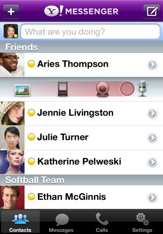 Yahoo! Messenger for iPhone Updated With Video Calling