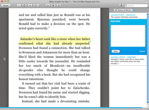 Kindle for Mac Adds Notes and Highlights