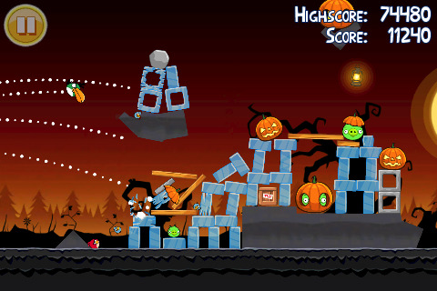Angry Birds Halloween Edition for iPhone, iPad