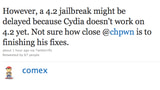 iOS 4.2 Jailbreak May Be Delayed Because Cydia Isn't Ready