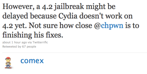 iOS 4.2 Jailbreak May Be Delayed Because Cydia Isn&#039;t Ready