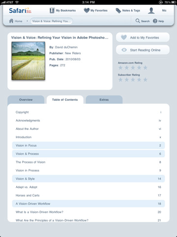 Safari Books Launches an iPad App
