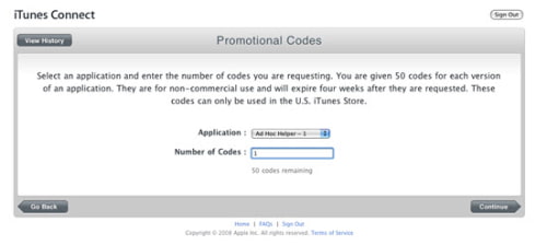 App Store Promo Codes Go International, Will Not Be Available for Mac App Store