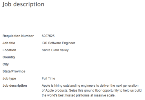 Apple is Hiring Software Engineers Experienced in Navigation Software