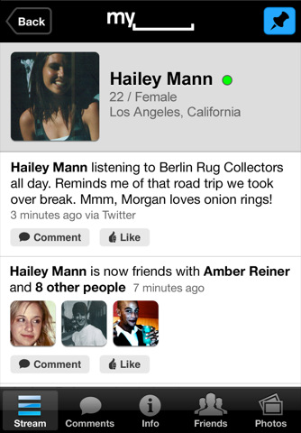 Myspace Gives iPhone App a New Look, Improves Functionality
