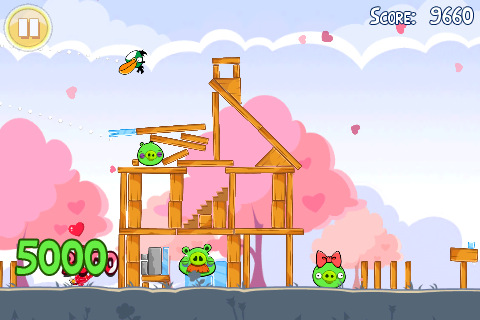 Valentine&#039;s Day Edition of Angry Birds Seasons is Now Available