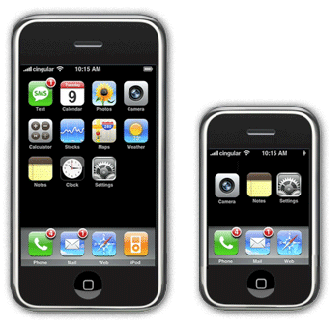 Apple werkt aan kleinere iPhone die  $ 200 (180 euro) kost zonder contract?