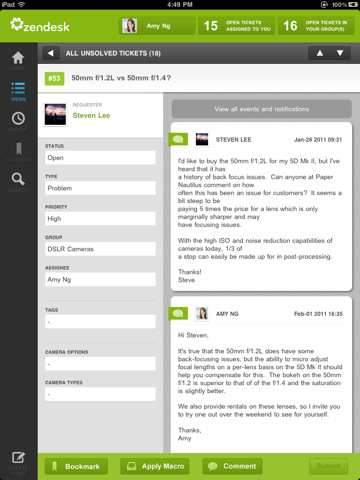 Zendesk Releases Help Desk App for iPad