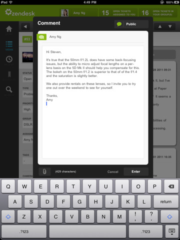 Zendesk Releases Help Desk App for iPad