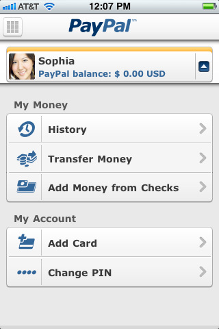PayPal Update Lets You Customize Icon Layout