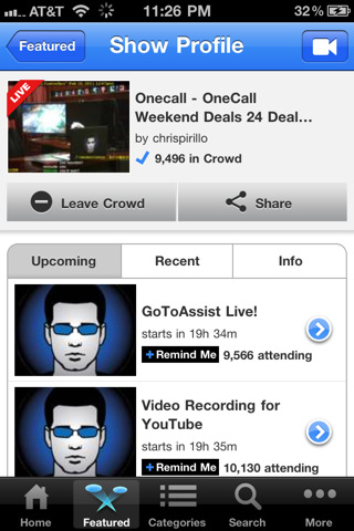 Ustream iOS App Update Combines Broadcasting and Viewing