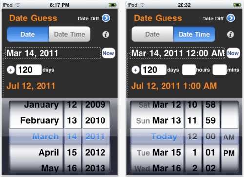 Calculate Future And Past Dates And Date Differences