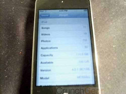Leaked iPod Touch Photos Show Capacitive Home Button?