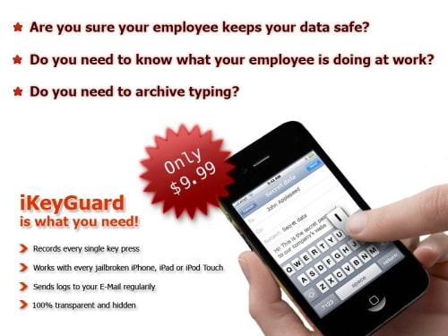 iKeyGuard is a Key Logger for Your iPhone