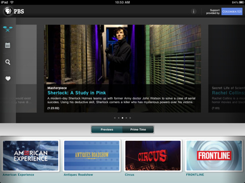 PBS iPad App Gets Updated With AirPlay, Multitasking