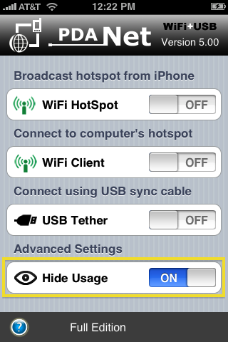 PdaNet Gets Updated to Hide iPhone Tethering From Carriers