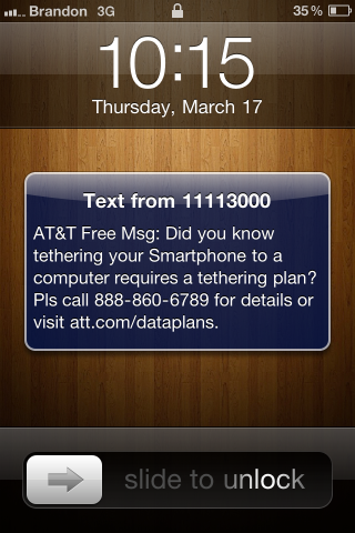 AT&amp;T Can Easily Identify Unauthorized Tethering?